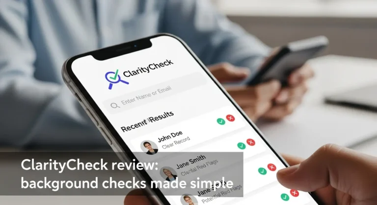 ClarityCheck review background checks made simple