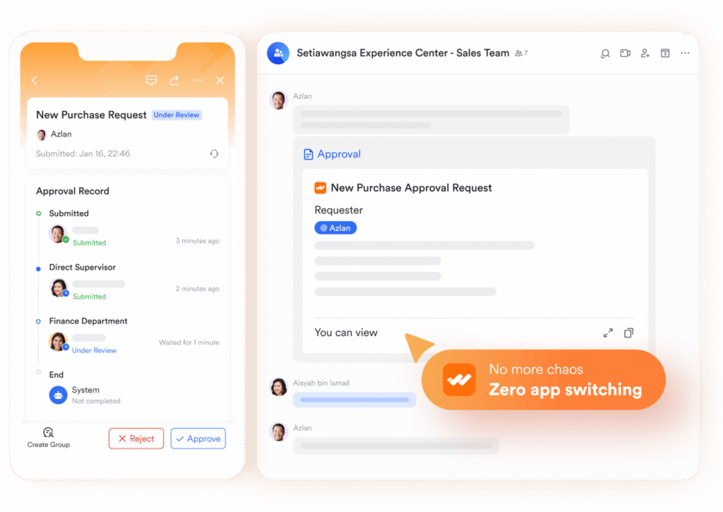Eliminating bottlenecks with Lark Approval