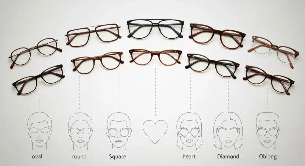 How to Match Glasses Frames and Face Shapes
