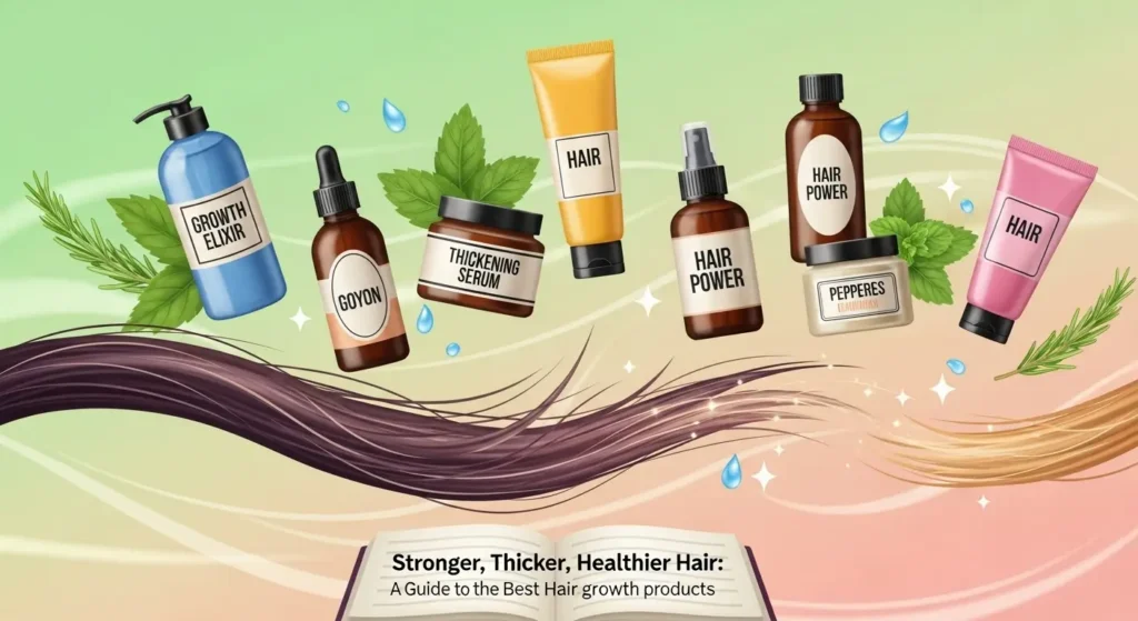 Stronger, Thicker, Healthier Hair A Guide to the Best hair growth products