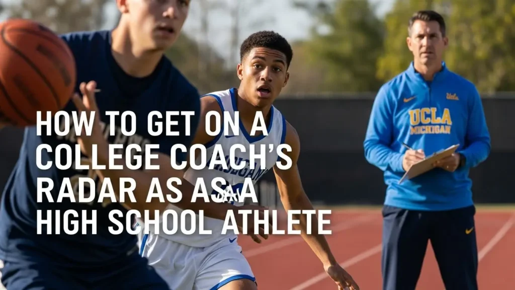 How to Get on a College Coach's Radar as a High School Athlete
