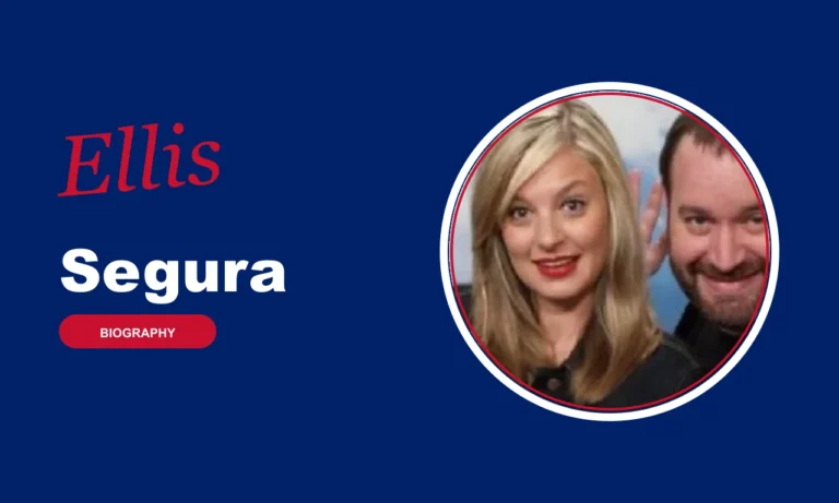 Ellis Segura biography banner on navy background