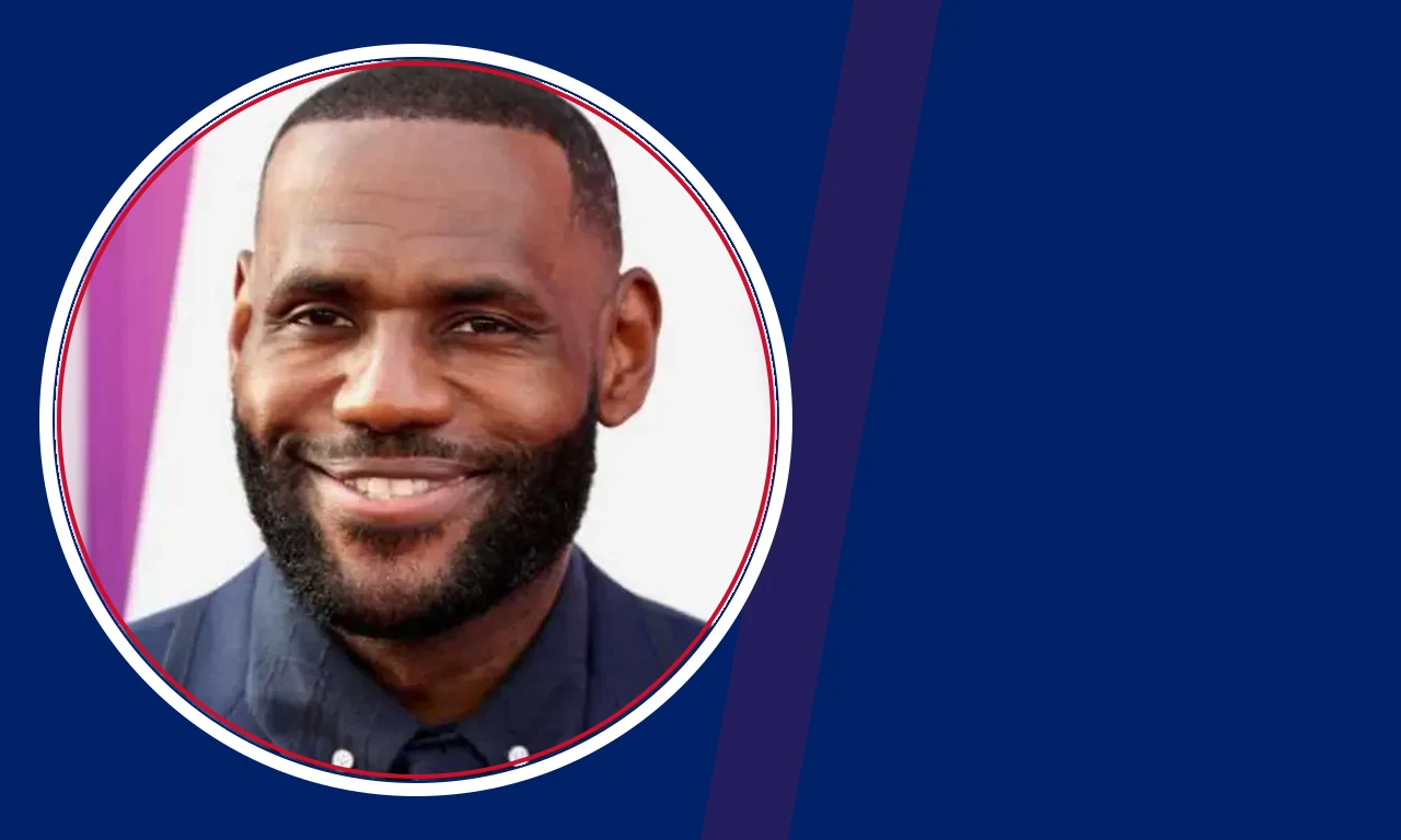 Aaron Gamble portrait on navy background