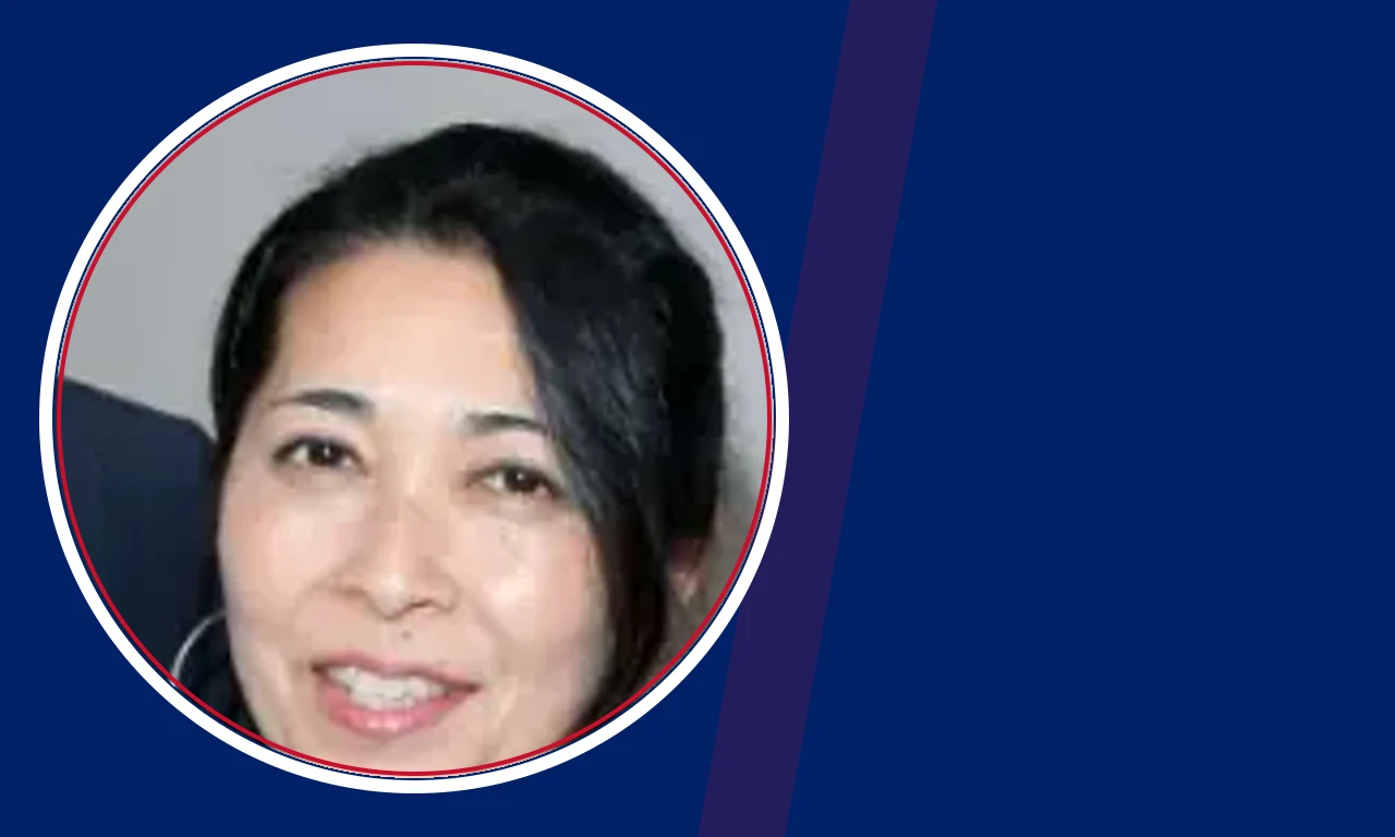 Midori Fujiwara portrait on navy background