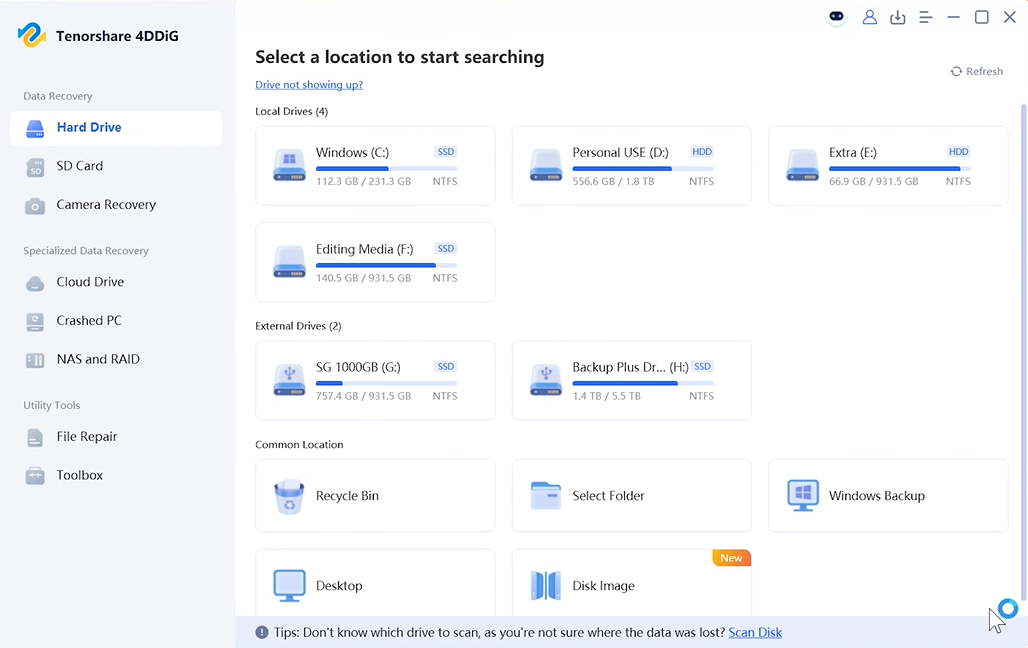 Step 2: Pick the SSD Drive:
