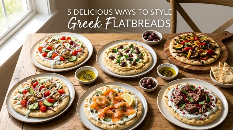 5 Delicious Ways To Style Greek Flatbreads