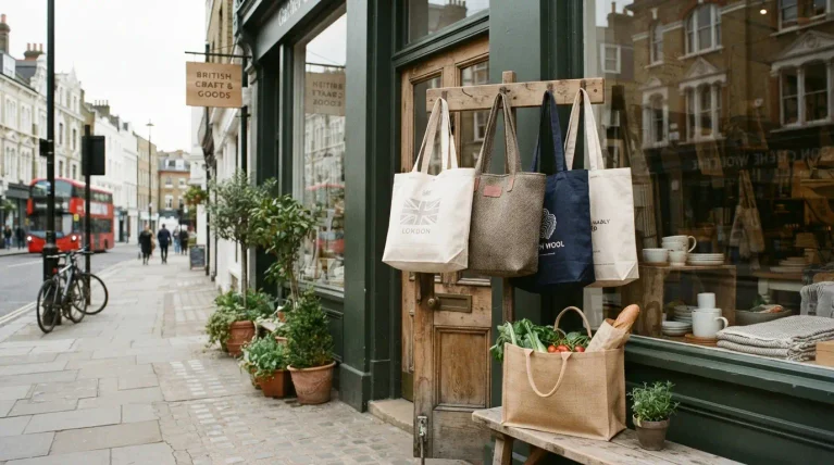 How the Humble Tote Became a Symbol of Conscious British Style