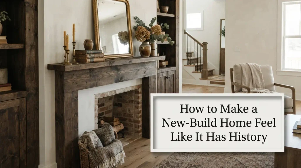 How to Make a New-Build Home Feel Like It Has History